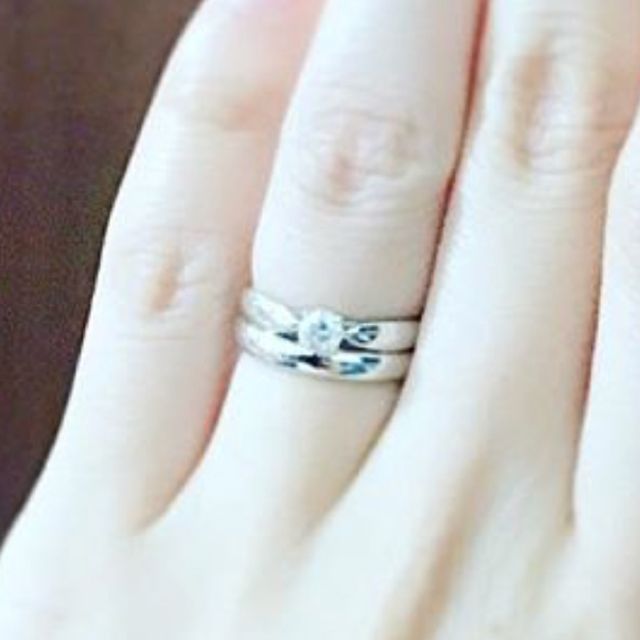 【ティファニー(Tiffany & Co.)の口コミ】 まず、私の一番のこだわりとして、夫と全く同じデザインのものを選びたか…