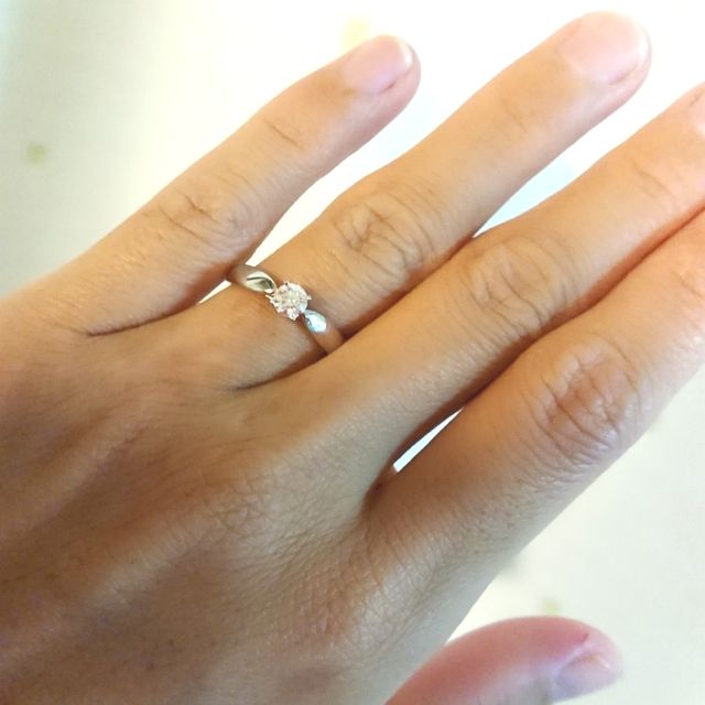 【ティファニー(Tiffany & Co.)の口コミ】 二人の指輪をそろそろ…と思っていた矢先、私は普段指輪を着けない…