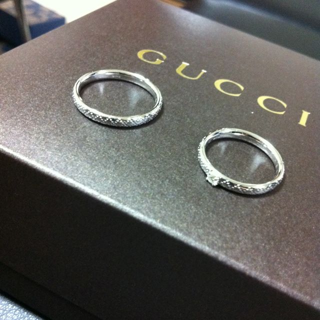 【グッチ(GUCCI)の口コミ】 指輪全体に模様が入っているので、シンプルかつ個性を欲しい方には特にお…