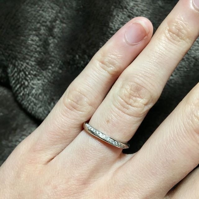 【銀座ダイヤモンドシライシの口コミ】 キラキラ輝いているにもかかわらず、上品で落ち着きがあり手に馴染んだた…