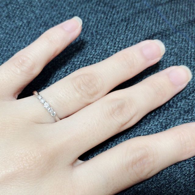 【アイプリモ(I-PRIMO)の口コミ】 とにかく「可愛い」です。最初はもっとダイヤが小さくシンプルなものにし…