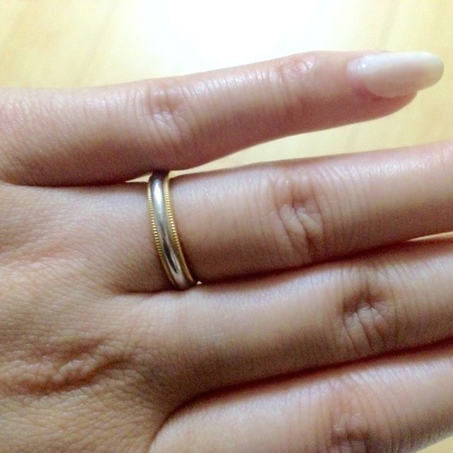 【ティファニー(Tiffany & Co.)の口コミ】 普段使用するアクセサリーがゴールドでしたが、婚約指輪はプラチナを選ん…