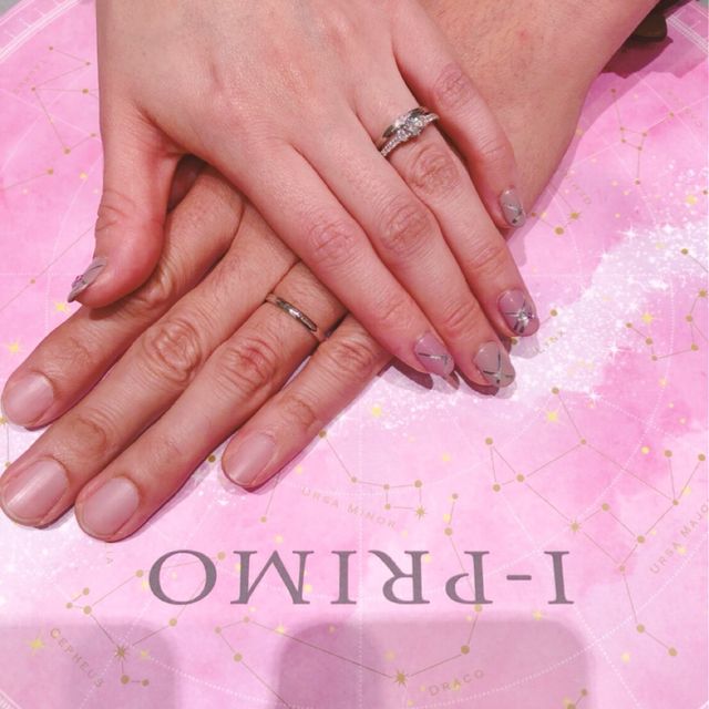 【アイプリモ(I-PRIMO)の口コミ】 デザインが自分たち好みのデザインで、指にたいへんなじみ、指輪のコンセ…