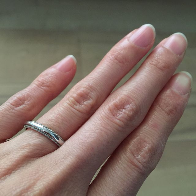 【ティファニー(Tiffany & Co.)の口コミ】 ミルグレインはよく見ていたのですが、購入時に新作として出ていたのが一…