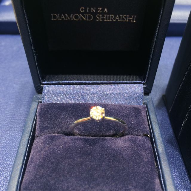 【銀座ダイヤモンドシライシの口コミ】 ダイヤモンドシライシさんだけの特別なデザインがとても良かったです！   …