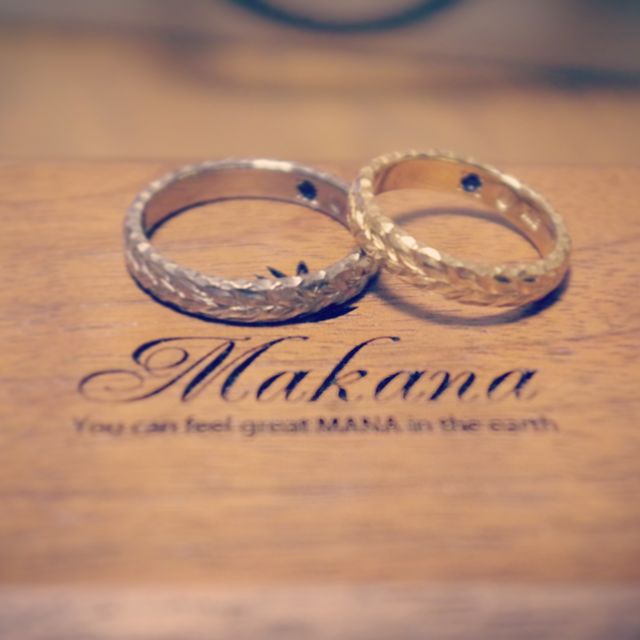 【Makana(マカナ)の口コミ】 もともとハワイアンリングにするというのは決めて調べてはいたが、お店で…