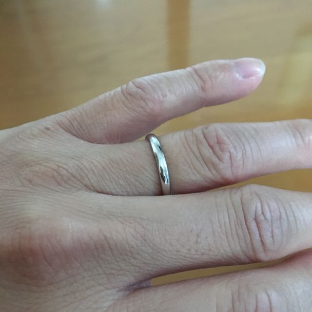 【銀座ダイヤモンドシライシの口コミ】 つけ心地がとてもとても良く、日常でつけるのにはこの指輪が良いと感じま…