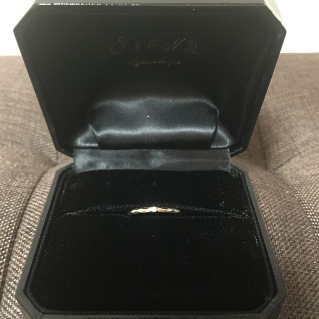 【SIENAROSE(シエナロゼ)の口コミ】 この指輪の決め手は他の人と被らない、自分たちだけのオリジナル感を大事…