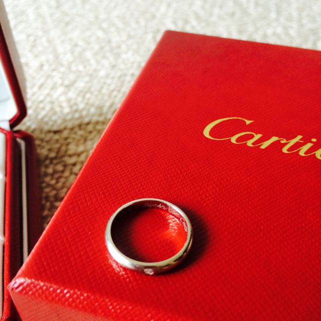 【カルティエ(Cartier)の口コミ】 カルティエのブランドが、もともと好きで結婚指輪しか買わない予定だった…