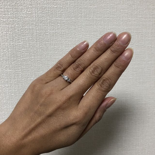 【ギンザタナカブライダル(GINZA TANAKA BRIDAL)の口コミ】 普段でも付けていられるような、シンプルなデザインを選びました。あまり…