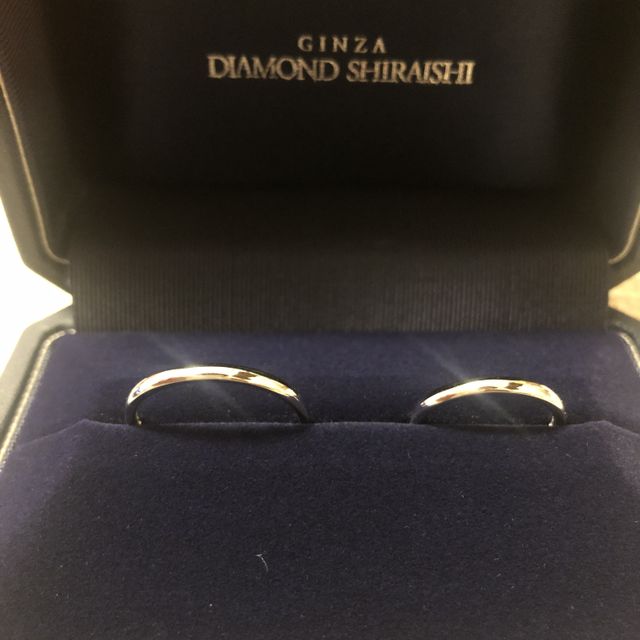 【銀座ダイヤモンドシライシの口コミ】 一生身につけるものなので、シンプルであきのないデザインが良かったから…