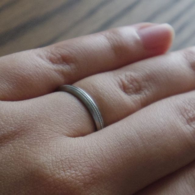 【Sirena Azzurro(セイレーン アズーロ)の口コミ】 シンプルなデザインで、つけっぱなしにしやすいことと、お手入れが楽そう…