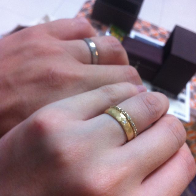 【ete(エテ)の口コミ】 セミオーダーが出来るタイプだったため、指輪のデザイン、ダイアモンドの…