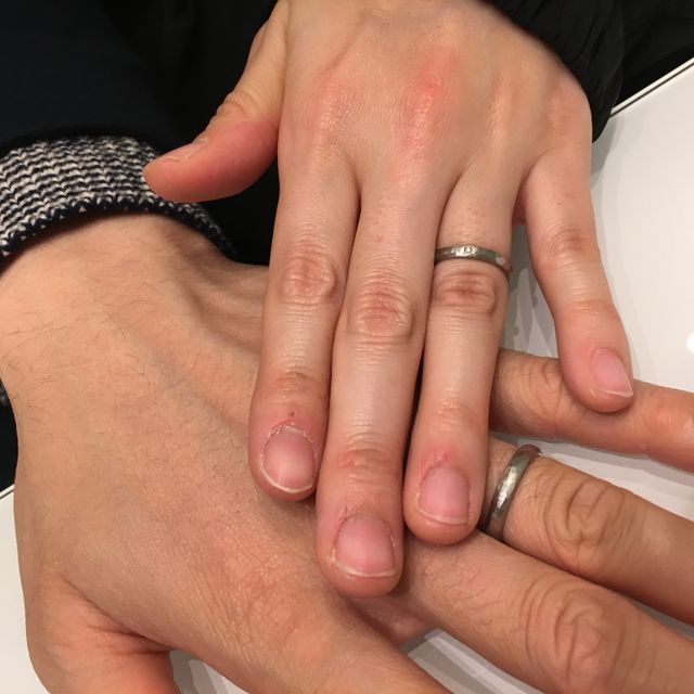 【YUKA HOJO(ユカホウジョウ)の口コミ】 インスタでこの指輪を見てから、結婚指輪はこちらを買おうと決めていまし…