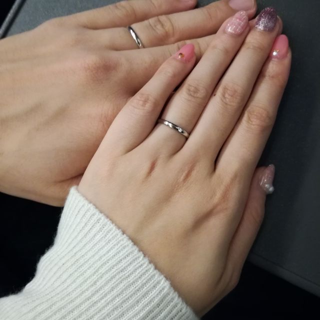 【GALA JEWELRY(ガラジュエリー)の口コミ】 品質の良さを丁寧に説明いただき、刻印や内石もこだわることができました…