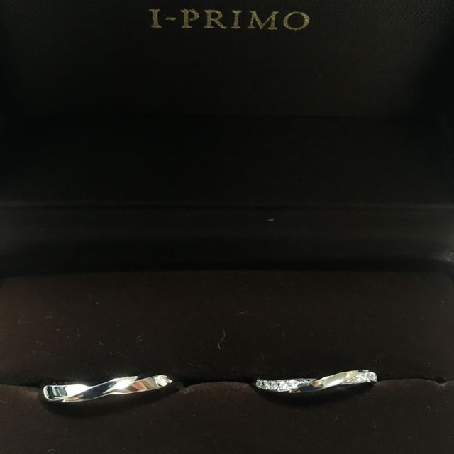 【アイプリモ(I-PRIMO)の口コミ】 鍛造では珍しいウェーブの指輪で、かつ、お値段も手頃でした。
ダイヤモン…