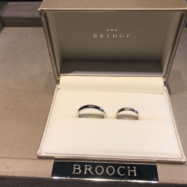 【BRIDGE(ブリッジ)の口コミ】 デザインが思っていたものとぴったりで即決しました！つけた感じもとても…