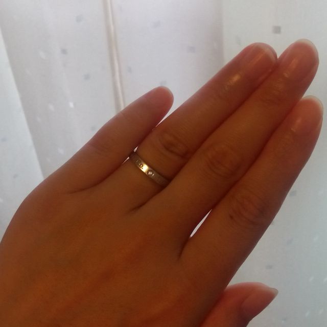 【ティファニー(Tiffany & Co.)の口コミ】 結婚指輪を購入するならティファニーでと決めていました。店内でいろいろ…