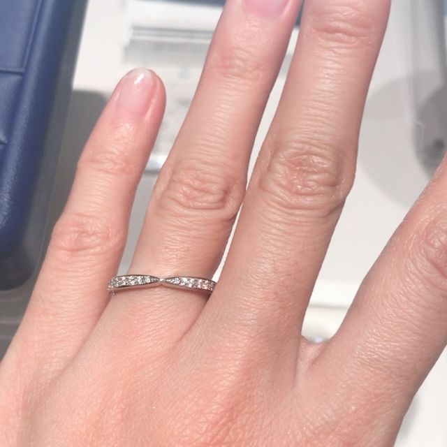 【銀座ダイヤモンドシライシの口コミ】 ラザールダイヤモンドさんのwithという指輪がとても気になっているときに…