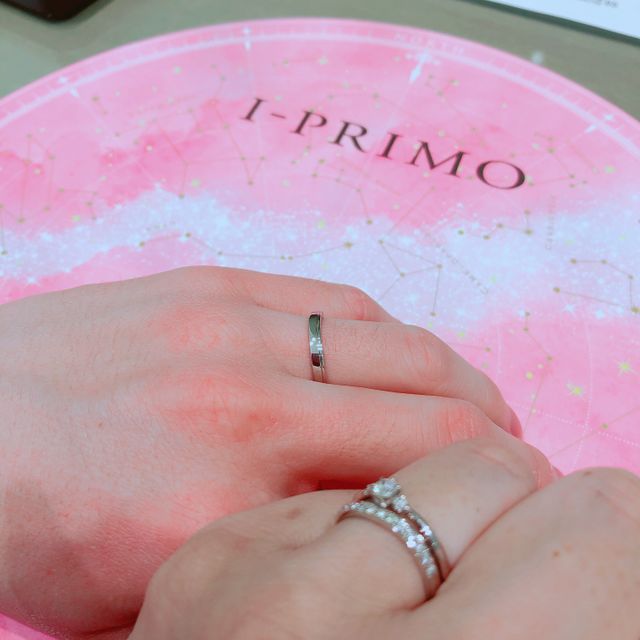 【アイプリモ(I-PRIMO)の口コミ】 とてもキラキラしててつけてて毎日癒されてます！とても可愛いです！刻印…
