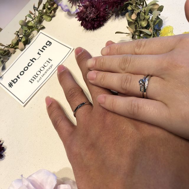 【infinitylove(インフィニティラヴ)の口コミ】 何店舗ある中でブローチさんにイメージしていた指輪があったのでこれを選…