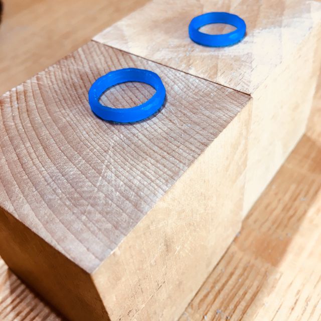 【uchimari(ウチマリ)の口コミ】 もともと２人共ものづくりが好きだったので、結婚指輪は手づくりにしたい…