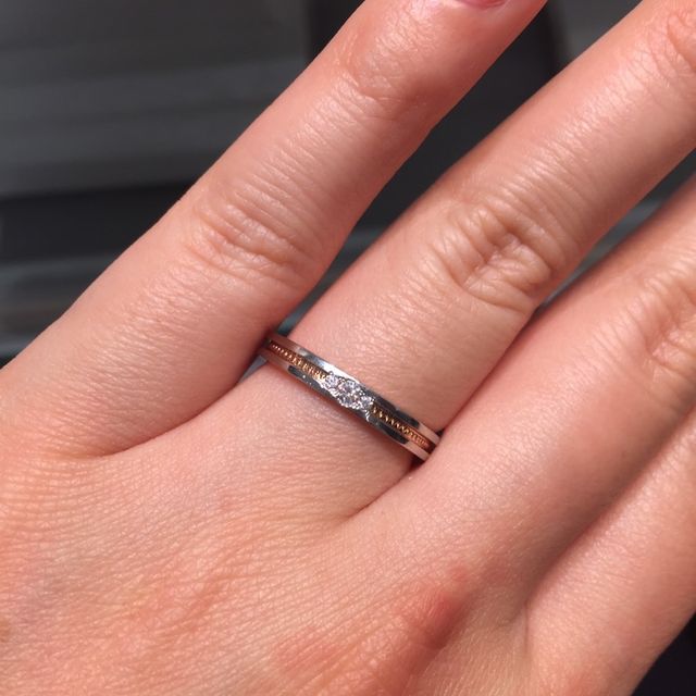 【アイプリモ(I-PRIMO)の口コミ】 プラチナやゴールドも選べて、かつ、2色にもできるのでバリエーション豊富…