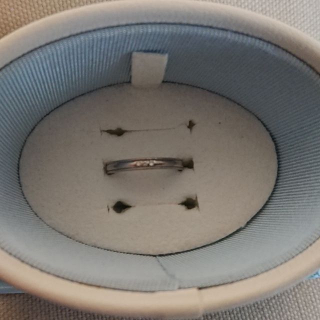 【canal4℃(カナルヨンドシー)の口コミ】 シンプルながらも、少しダイヤが入ってるデザインが良かった。
婚約指輪が…