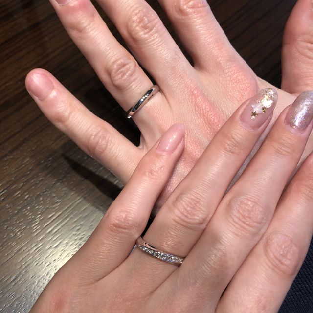 【俄(にわか)の口コミ】 スタッフの方のアドバイスとリングの存在感とデザインの良さで決めました!…