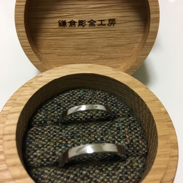 【鎌倉彫金工房の口コミ】 事前に見学をし、作成に行きました。素材選びから、幅や仕上げ方まで時間…