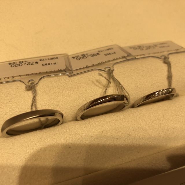 【bijou SOPHIA(ビジュソフィア)の口コミ】 希望の価格に合わせて素材を選べるところや、今フェア中で内側の石も無料…