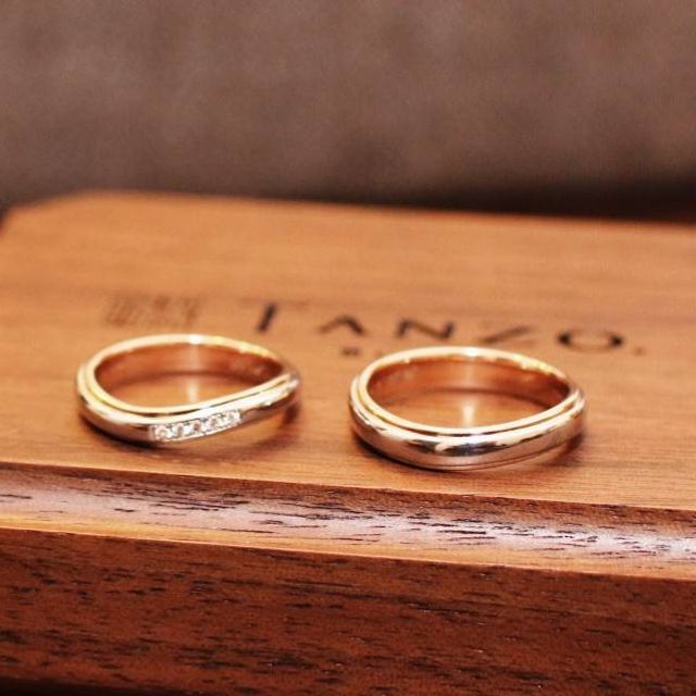 【TANZO.(鍛造指輪)の口コミ】 せっかくフルオーダーにするなら、他とは一味違うデザインにしたかったの…