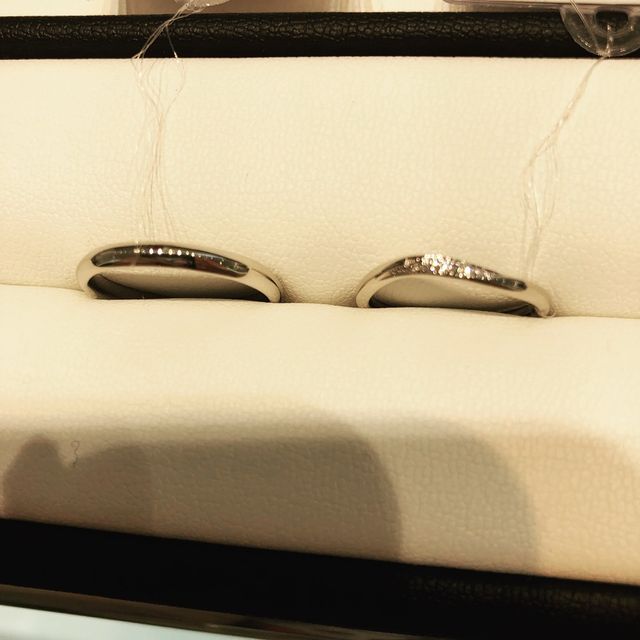 【GALA JEWELRY(ガラジュエリー)の口コミ】 自分たちの指に合わせて、自分たちのために作ってくれるというのがとても…