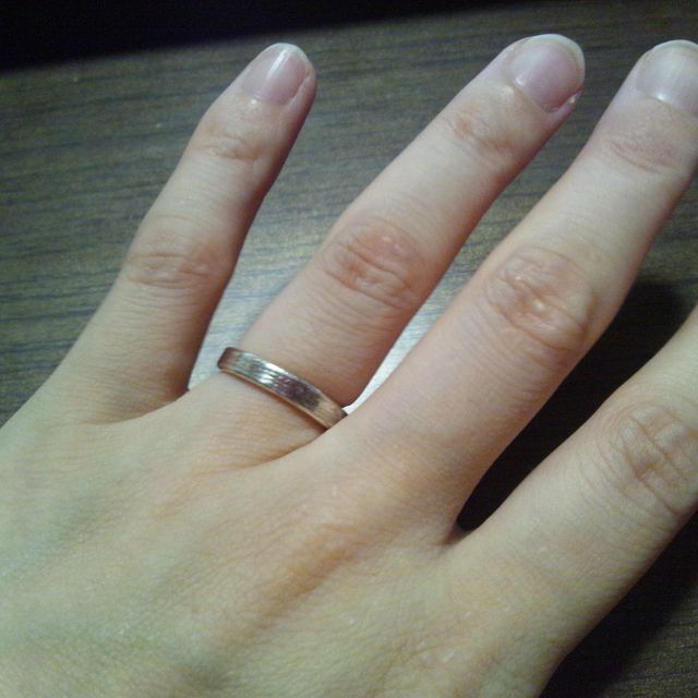 【杢目金屋(もくめがねや)の口コミ】 彼がかっこいい指輪を探していたところ、見つけました。私も和風テイスト…