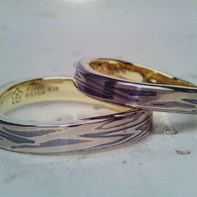 【杢目金屋(もくめがねや)の口コミ】 彼がかっこいい指輪を探していたところ、見つけました。私も和風テイスト…