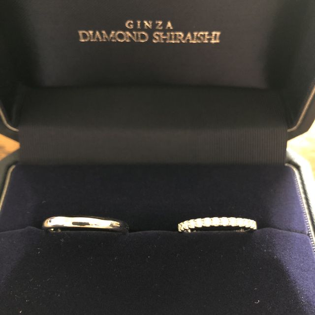 【銀座ダイヤモンドシライシの口コミ】 迷いに迷いましたが、ダイヤモンドの輝きと着け心地が一番良かったです！…