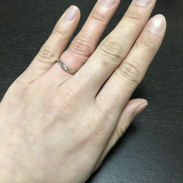 【アイプリモ(I-PRIMO)の口コミ】 もともと石の付いていないもので、少しウェーブなどのアクセントがあるよ…