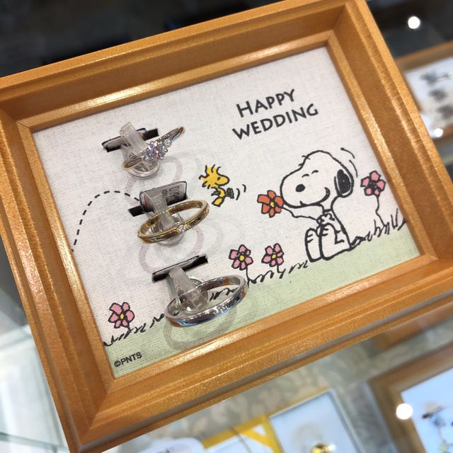 【with Happiness..の口コミ】 エンゲージリングはプラチナでマリッジリングはゴールドで色違いも可愛い…