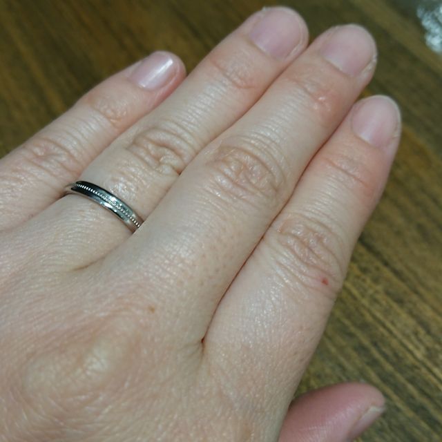 【輪-RIN-の口コミ】 好みのデザインで見た瞬間一目惚れしました。実際試着してみると、私の短…