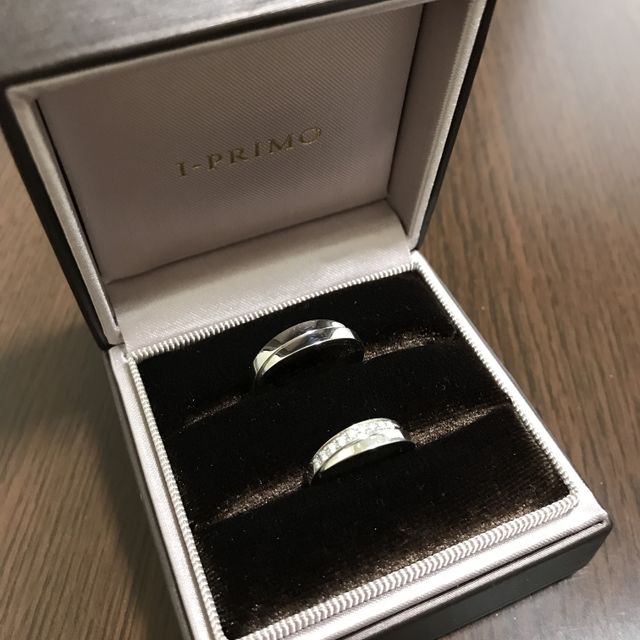 【アイプリモ(I-PRIMO)の口コミ】 デザインがとても気に入りました！ダイヤがキラキラでとっても可愛いです(…