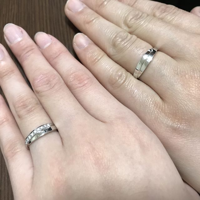 【アイプリモ(I-PRIMO)の口コミ】 デザインがとても気に入りました！ダイヤがキラキラでとっても可愛いです(…