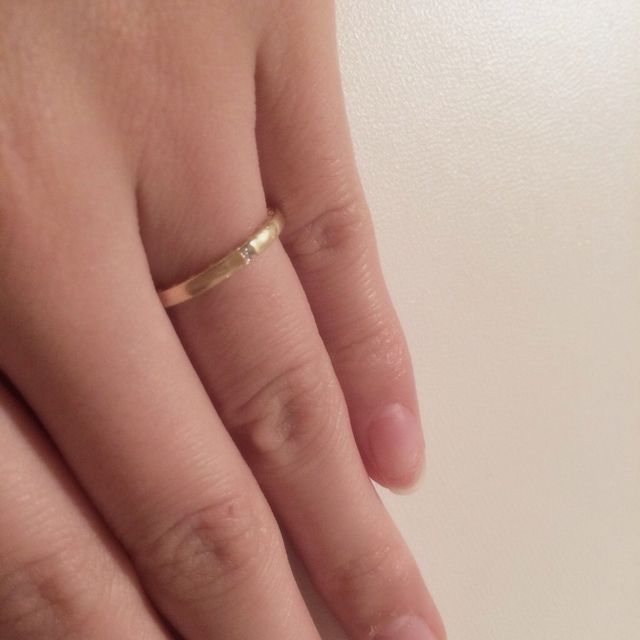【Jupiter BLANTELIE(ジュピターブラントリエ)の口コミ】 以前からジュピターのアクセサリーが好きで、結婚指輪はこのブランドと決…