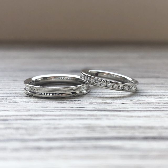 【PILOT BRIDAL(パイロットブライダル)の口コミ】 一生身に付けるものなので、どんな服装にも合いそうなシンプルでスッキリ…