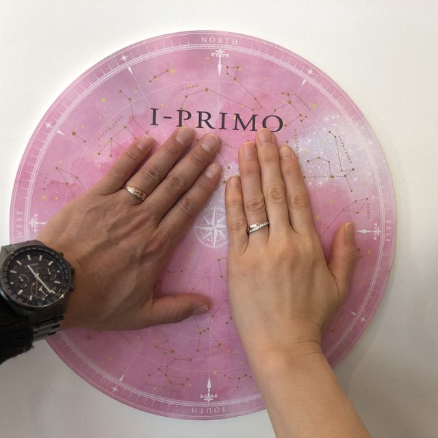 【アイプリモ(I-PRIMO)の口コミ】 デザインが、大変気に入りました。コンビネーションの指輪で、華やかで、…