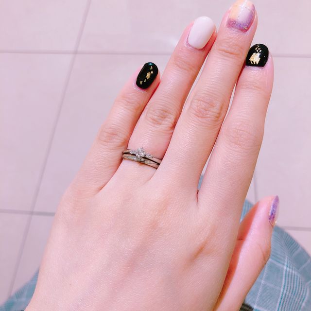 【アイプリモ(I-PRIMO)の口コミ】 結婚指輪は、ホームページで見ていたものを実際見せていただいて、想像通…