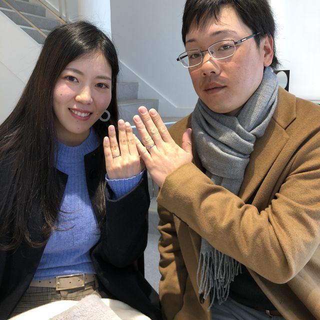 【エクセルコダイヤモンド(EXELCO DIAMOND)の口コミ】 雑誌やネット東方で色々なブランドのマリッジリングを見て悩みましたが、…