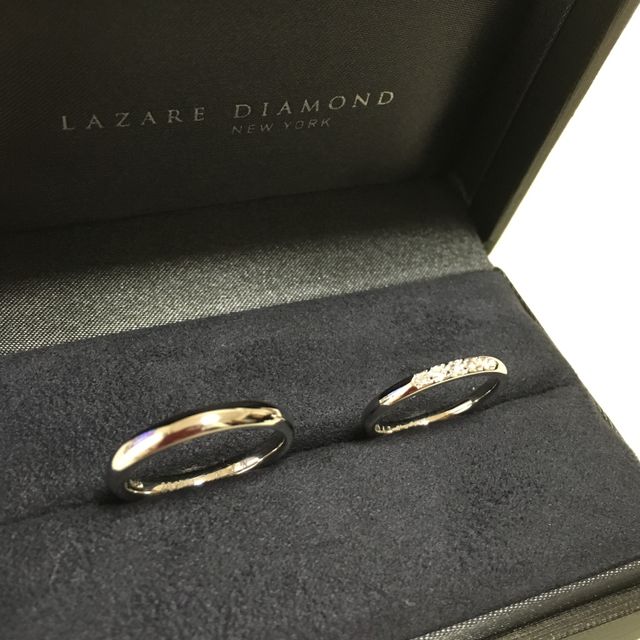 【ラザール ダイヤモンド(LAZARE DIAMOND)の口コミ】 長く身につけても飽きがこないようシンプルなデザインで探していて、ダイ…