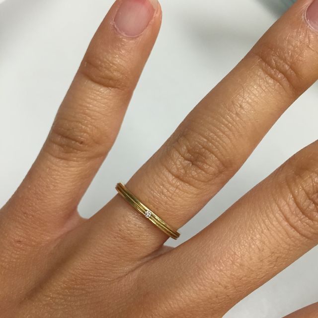 【mina.jewelry(ミナジュエリー)の口コミ】 フェイスブックの広告でたまたま見つけ、ホームページでも色々デザインを…