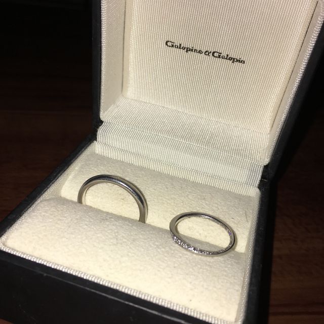 【Galopine & Galopin(ガロピーネガロパン)の口コミ】 シンプルで華奢な指輪を探していたので、指につけた瞬間にこれだ！と思う…