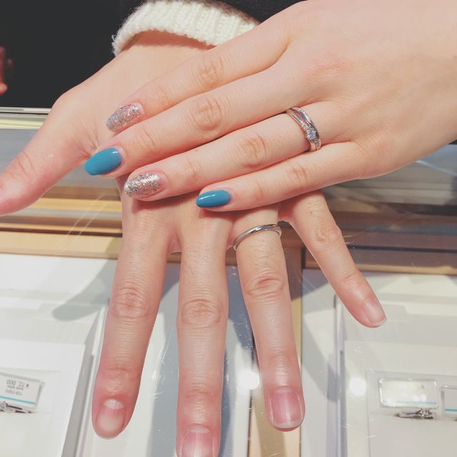 【銀座ダイヤモンドシライシの口コミ】 最初にイメージを伝えて何個か出してもらいましたが、最初に出してくれた…